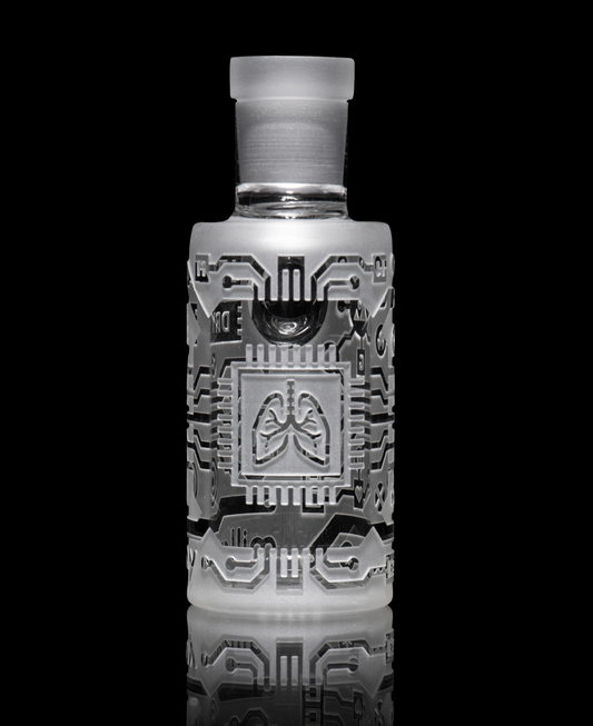 Milkyway Glass - Circuitboard Clear Dry Ash Catcher