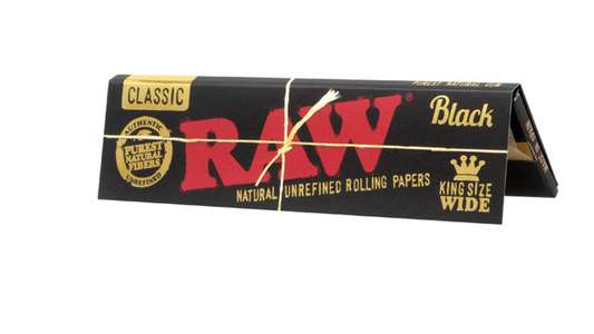 RAW - Black King Size Rolling Papers