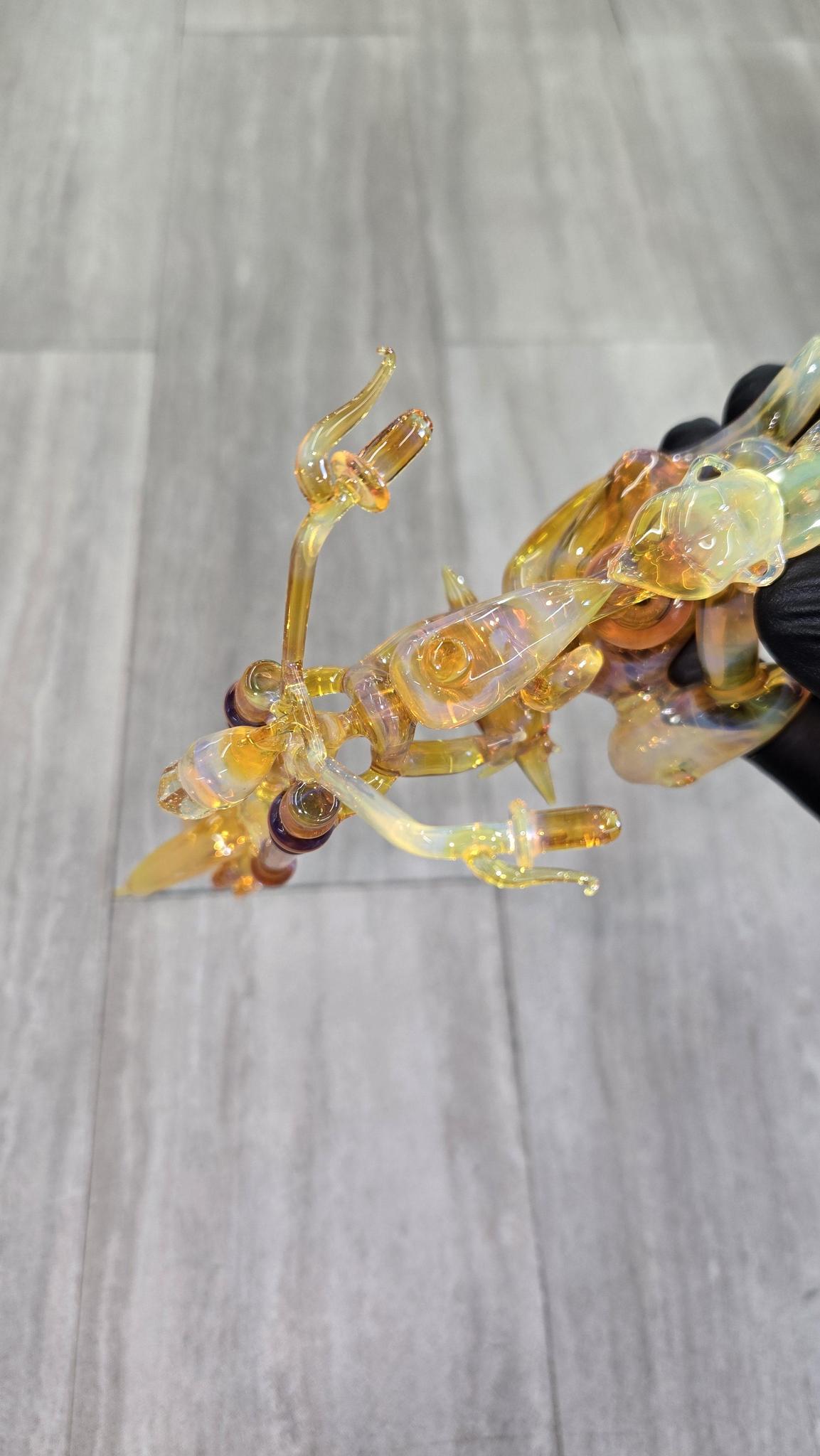 Rootin Tootin Glass - Harley Motorbike Dry Pipe