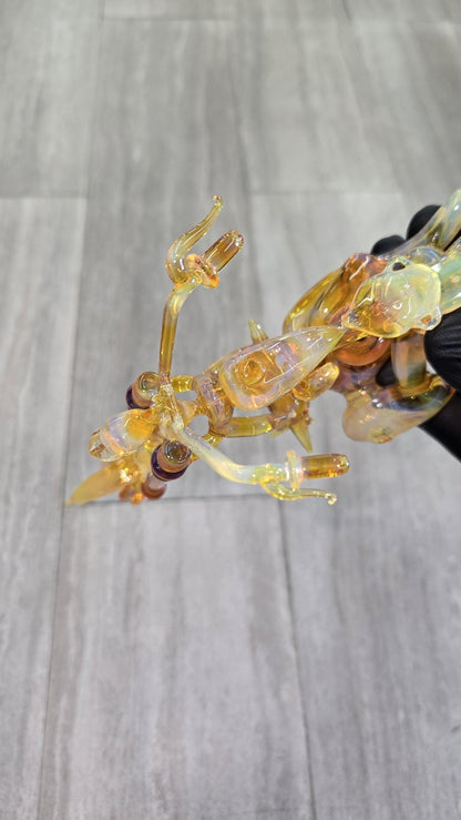 Rootin Tootin Glass - Harley Motorbike Dry Pipe