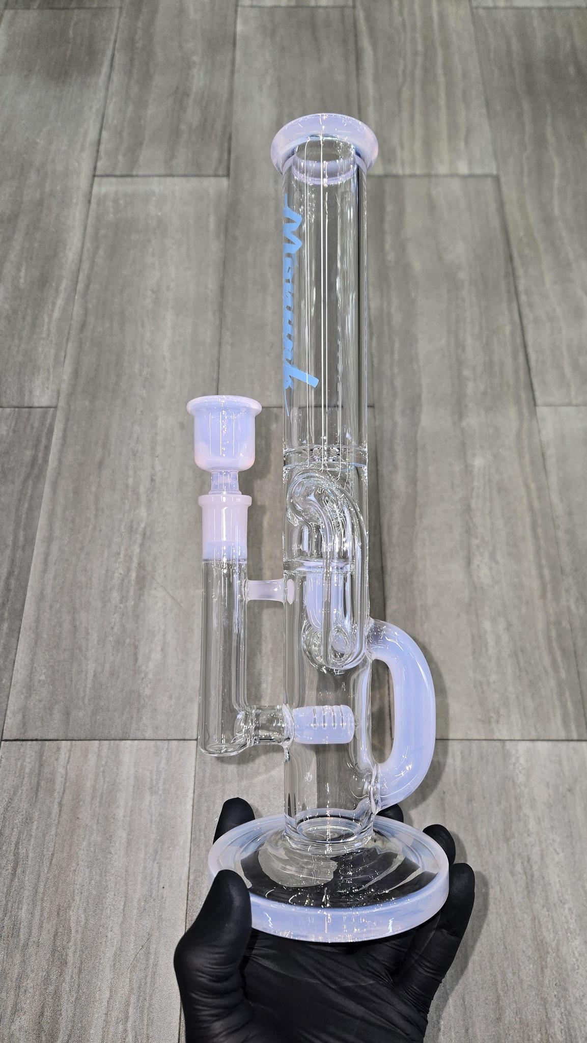 Monark Glass - 13" 38MM Color Accents Recycler