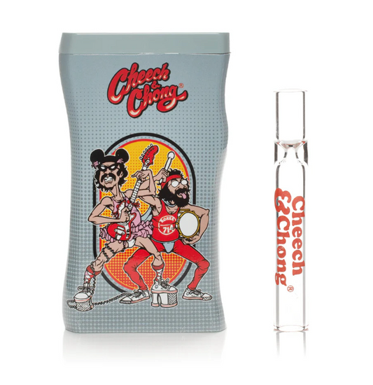 Cheech & Chong - 3.8" Dugout With Chillum