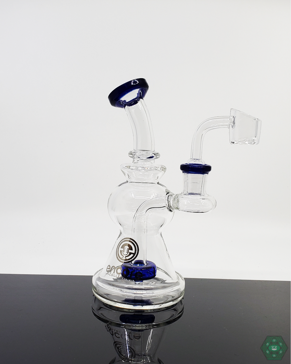 Encore Glass 6” Showerhead Rig - Compact with 8-Hole Perc – HG