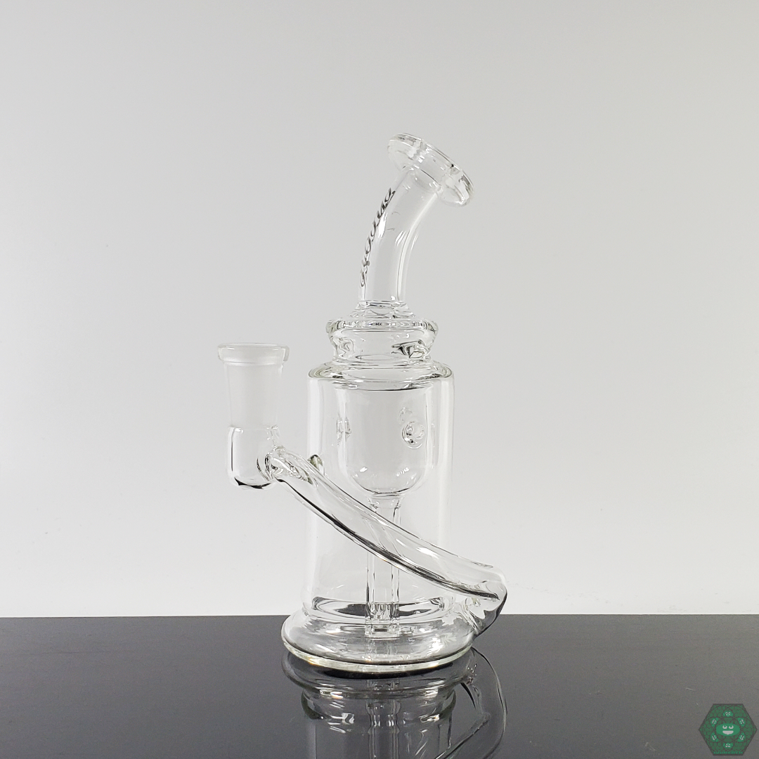 Encore Glass Micro Incycler, 6-inch compact design with efficient incycler filtration for smooth hits and portable convenience