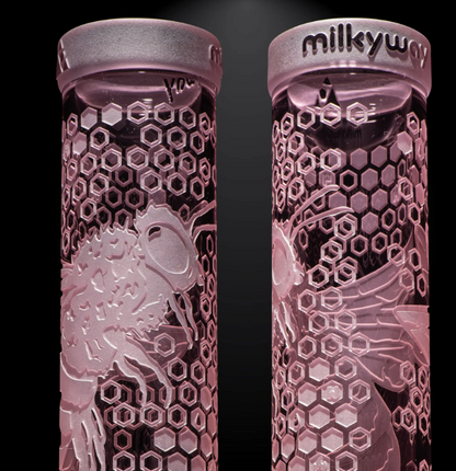 Milkyway Glass - Bee Hive 14″ Beaker Bong