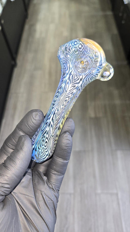 Hefe Glass - Fumed Etch Spoon #1