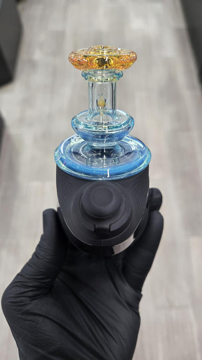 Gatez Glass - Neptunium Dry Top Puffco Peak/Pro Attachment