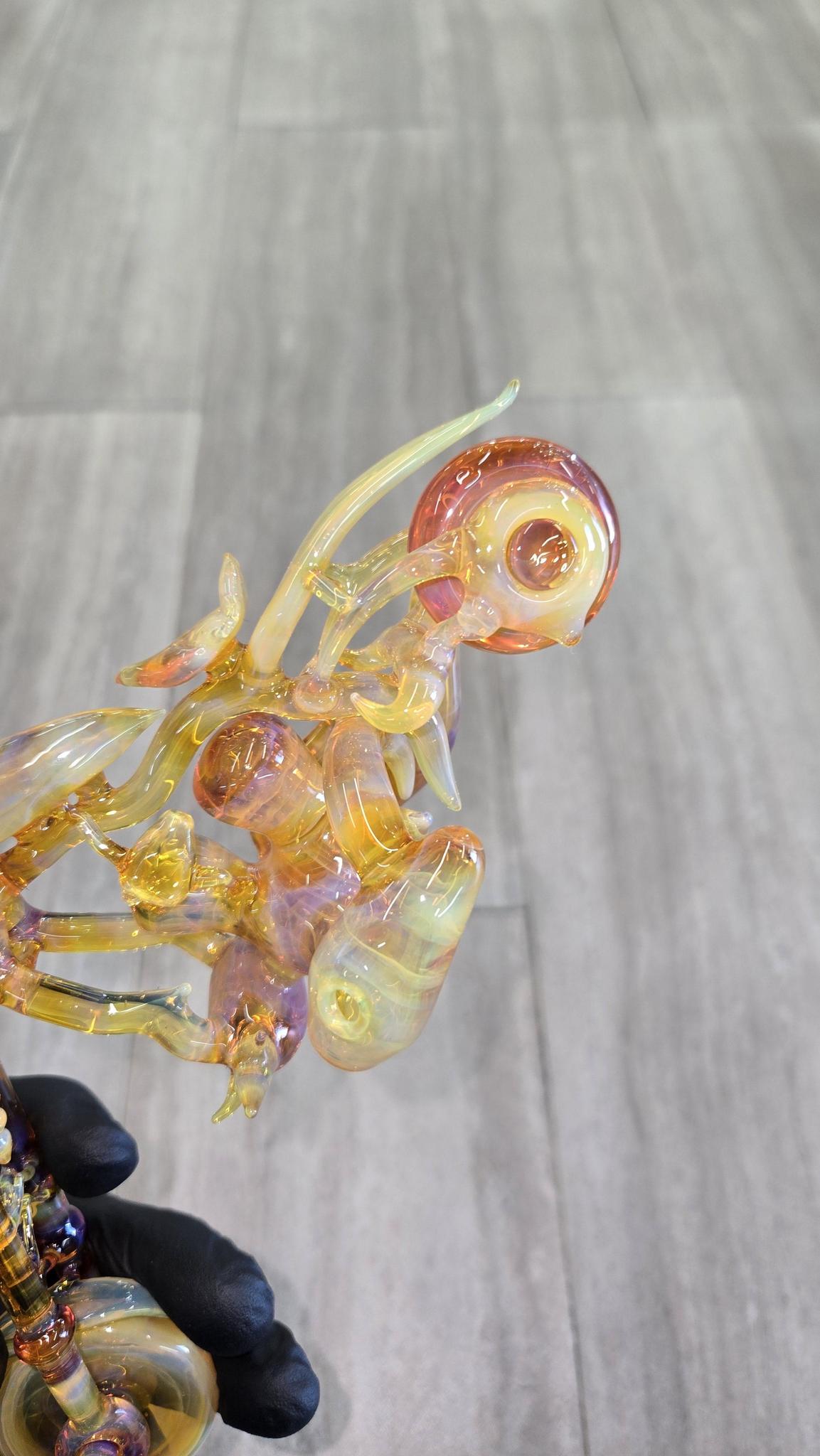 Rootin Tootin Glass - Harley Motorbike Dry Pipe