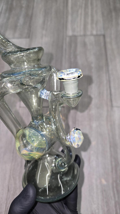 Brick Glass - Faceted Drum Recycler #8