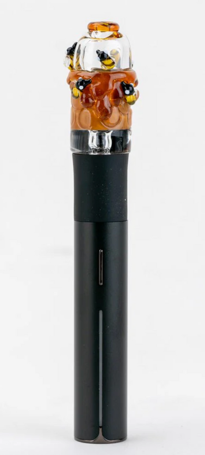 Empire Glassworks Puffco Pivot Glass Mouthpiece - Save the Bees