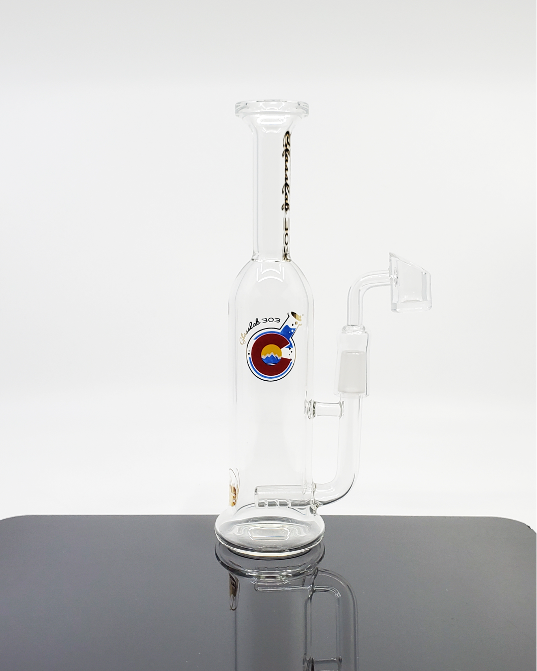 Glass Lab 303 Inline Perc Straight Bottle | Efficient Filtration | Com – HG