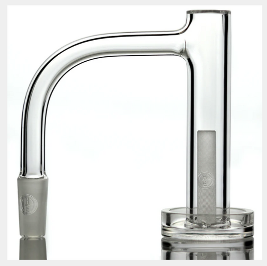 Highly Educated Control Tower with SE Pillar, designed for perfect dabs with consistent heat and a clean, golden transparent film left behind.