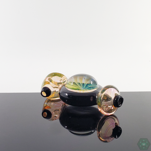 LQL Glass - Fumed Middle Disk Spoon – Handcrafted Fumed Spoon Pipe wit – HG