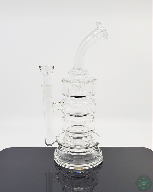 High Tech Glass Rigs PKG 60mm Rig (2x3 Hole) - Stylish and Efficient Glass Rig for Concentr – HG