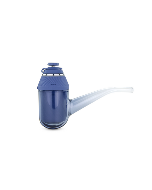 Puffco Proxy (Storm) featuring a new Joystick Cap, showcasing its sleek design and compact vaporizer technology.