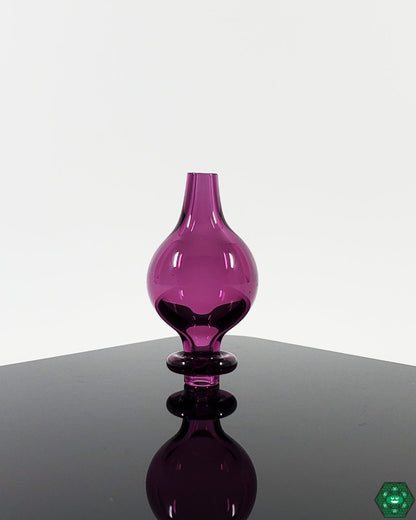 25MM Bubble Caps: E.F Norris Bubble Caps offer optimized airflow and smooth hits in a range of unique colors, including Blossom, Parallax, Gold Amethyst, and Rose Quartz