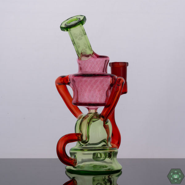 Wolfe Glass - Double Single External Drain Recycler #1