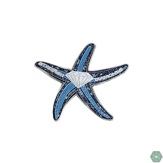Starfish Diamonds - Hat Pin