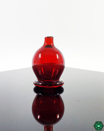 Bigfoot Glass - Bubble Cap - @Big_foot_glass -  Bigfoot Glass Bubble Cap – Unique Colors for Precision Airflow. Available in Pomegranate, Plasma, Blue Stardust, and Tan. Fits 25MM quartz nails, designed to optimize airflow and vapor quality.