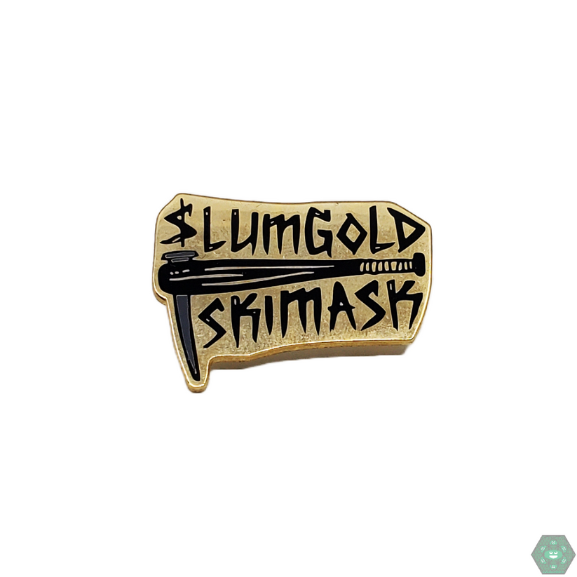Slum Gold Baseball Bat Pin | Bold & Stylish | Durable Enamel – HG