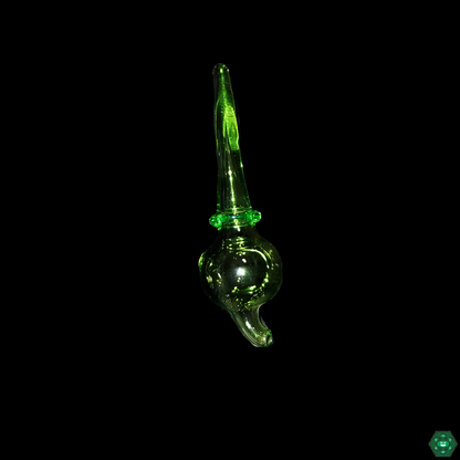 AFM Glass Long Handle Bubble Cap | Enhanced Vaporization with Long Handle for Better Grip and Smooth Airflow

