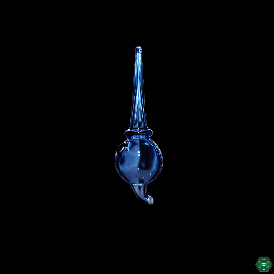 AFM Glass Long Handle Bubble Cap | Precision Airflow and Extended Handle for Enhanced Control

