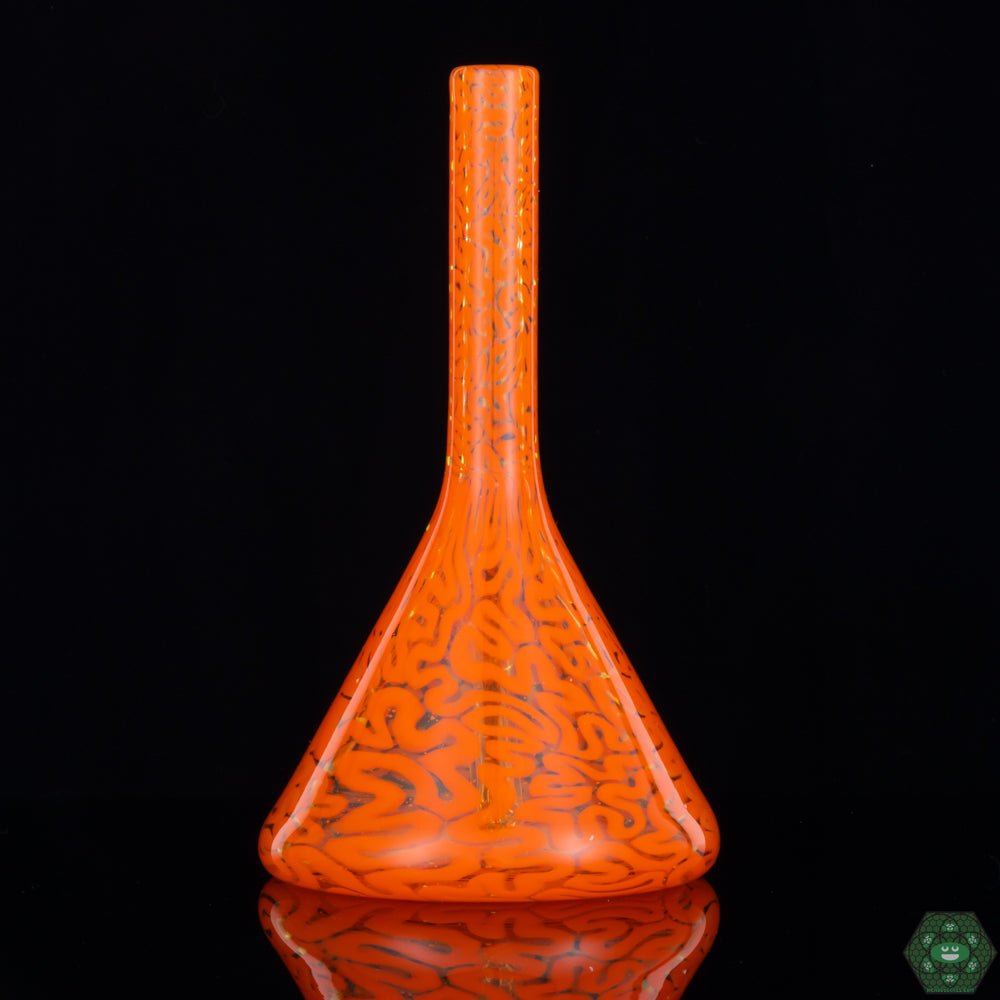 Algae Glass Dewar Tube | Orange Brain Tech Design Heady Glass Dab Rig for Smooth Hits and Unique Style

