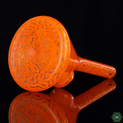 Algae Glass Dewar Tube | Functional Heady Glass Dab Rig with Orange Brain Tech Design for Smooth and Flavorful Hits

