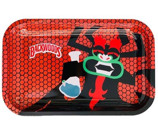 Backwoods Samurai Jack Rolling Tray | Medium-Sized Tray with Unique Samurai Jack Design, Durable and Portable for Rolling Supplies

