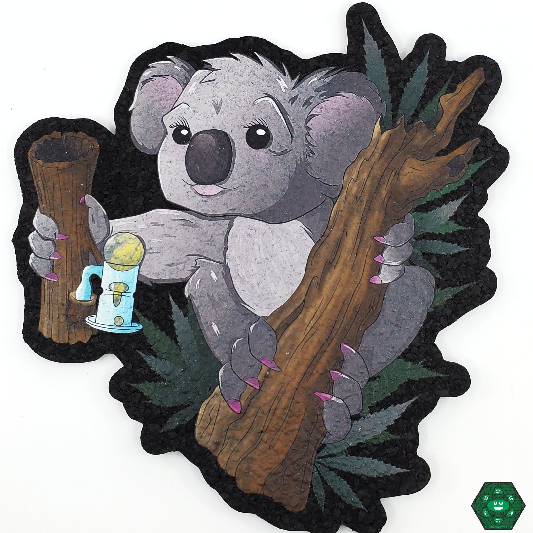 Bear Quartz X Koala Puffs - Slurper Mood Mat - @Bearquartz x @Koalapuffs x @Moodmats - HG