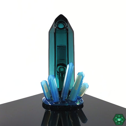 Digger Glass - Lil Cutie Crystal Cluster (Indicolite Teal)
