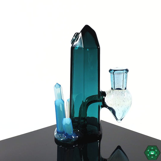 Digger Glass - Lil Cutie Crystal Cluster (Indicolite Teal)