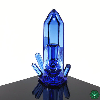 Digger Glass - Lil Cutie Crystal Cluster (Topez Blue)