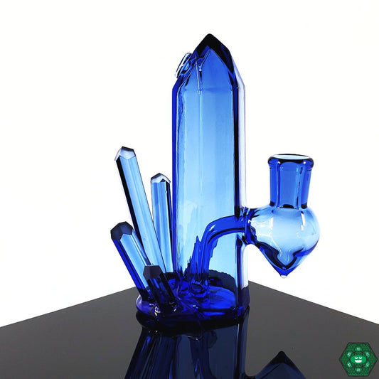 Digger Glass - Lil Cutie Crystal Cluster (Topez Blue)