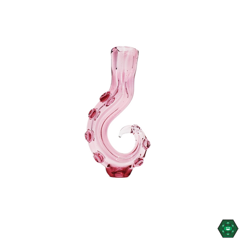 Wicked Glass - Gold Ruby Tentacle Onie