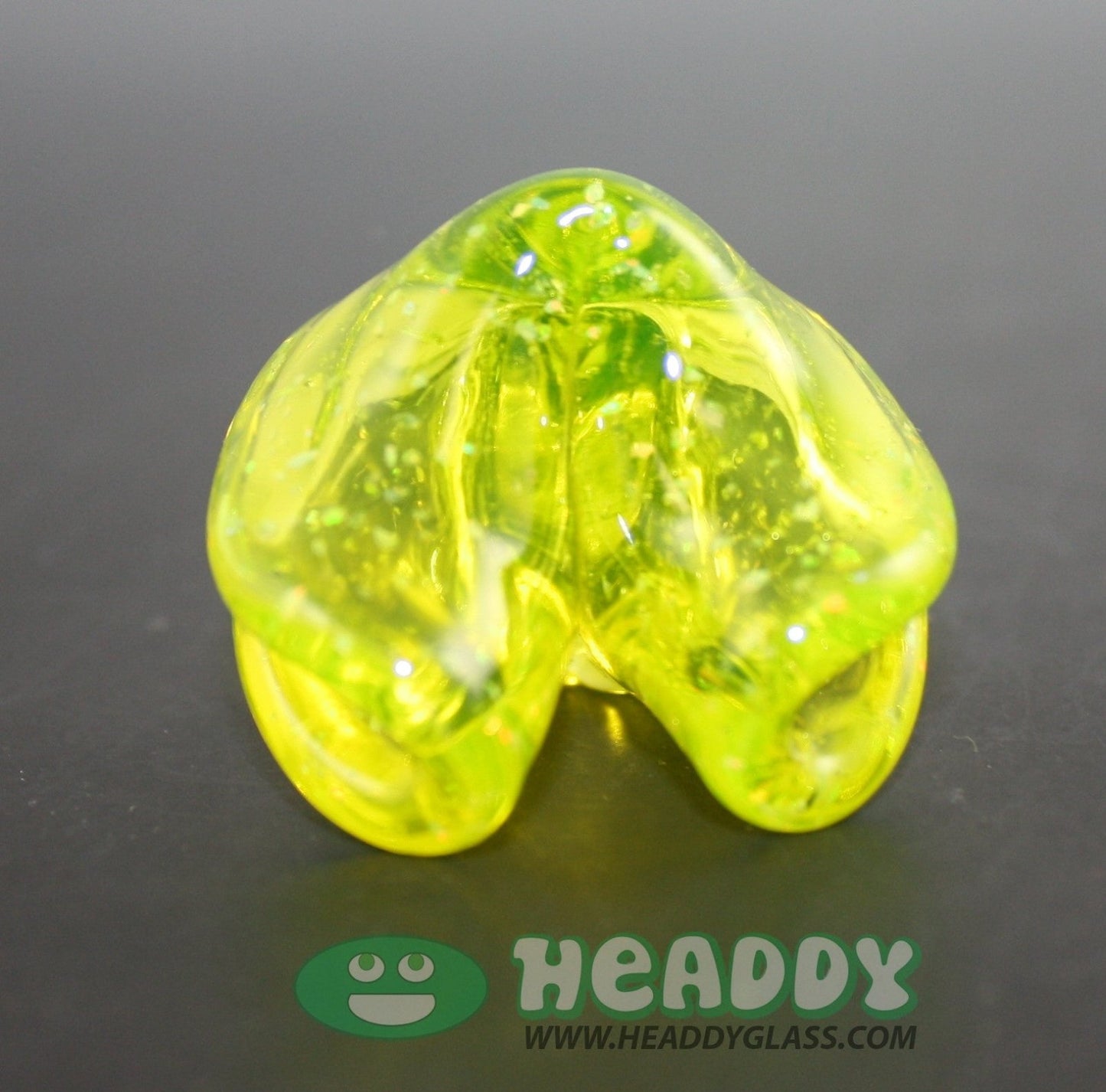 Dux Glass half life opal tech fortune cookie pendant - Headdy Glass