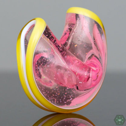 Dux Glass - Opal Tech Fortune Cookie Pendant #1