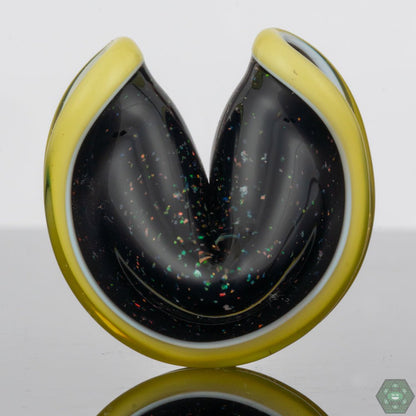 Dux Glass - Opal Tech Fortune Cookie Pendant #2
