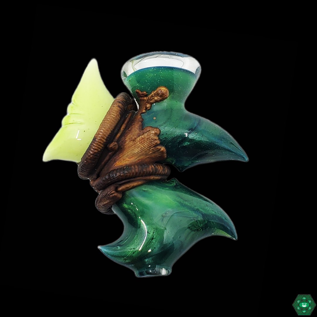 Electro Worked Onie, a compact and durable glass piece featuring intricate electro work for a stylish and smooth smoking experience.