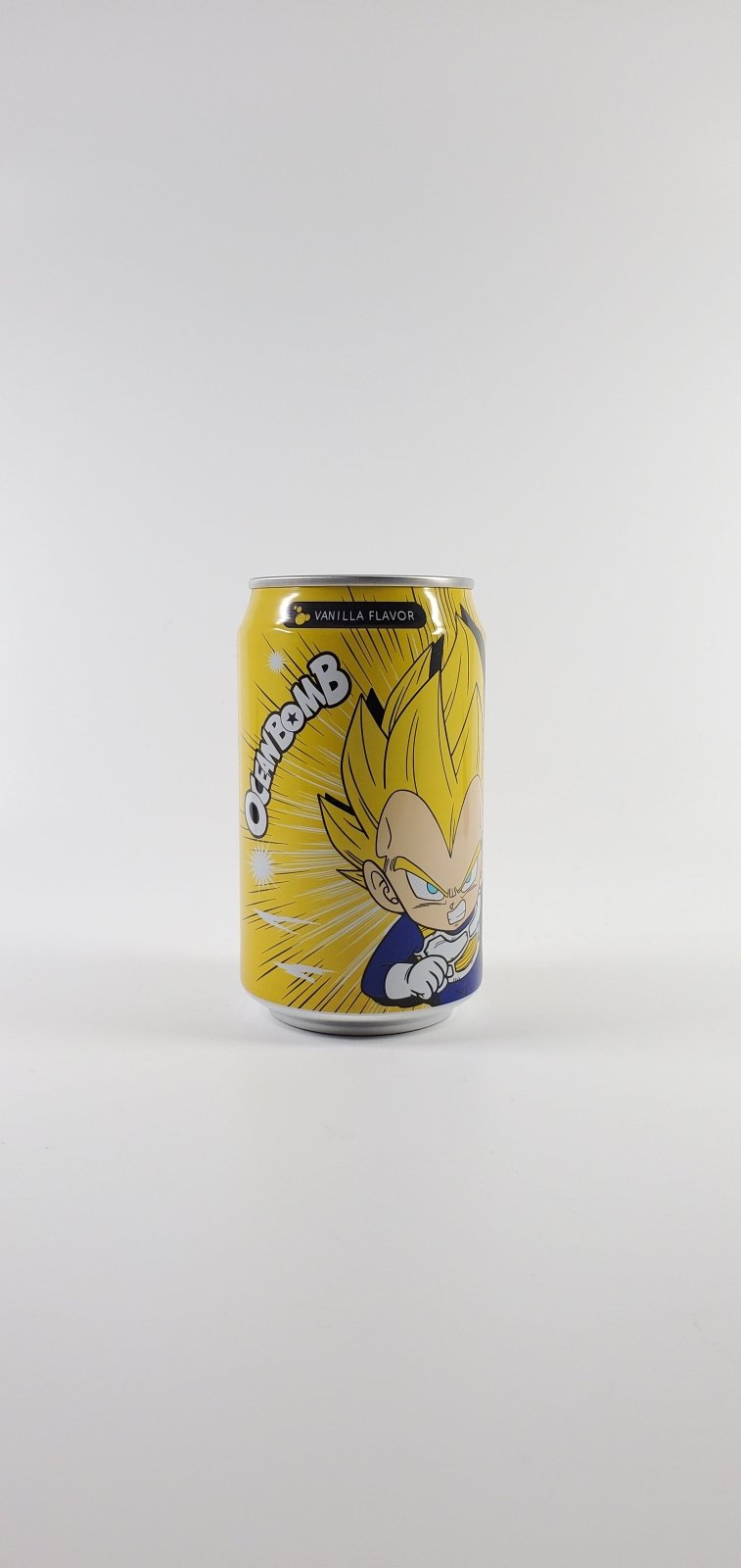 Exotic Pop Dragon Ball Z Sparkling Water, assorted flavors, a refreshing and exciting beverage perfect for Dragon Ball Z fans and collectors of unique themed drinks.


