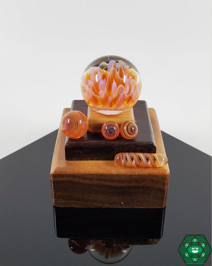 Glass By Keri - Cane & Dot Top Slurper Sets - @Glassbykeri - HG