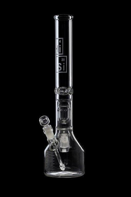 HiSi - 18" Triple U Perc Beaker - HiSi Glass - HG