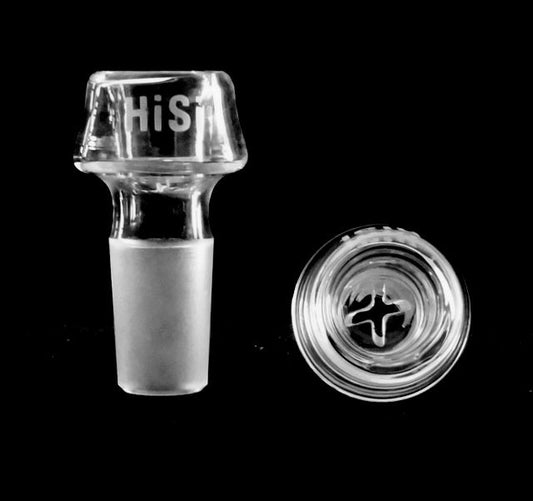 HiSi - 18MM Male Cross Hair Bowl - HiSi Glass - HG