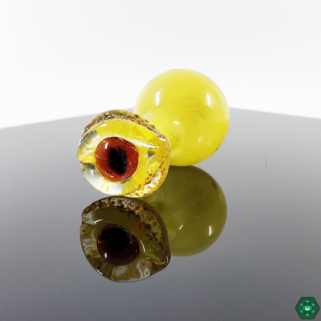 Bubble Cap for Improved Airflow: The Guru G Bubble Cap's design enhances airflow for better vaporization and flavor.