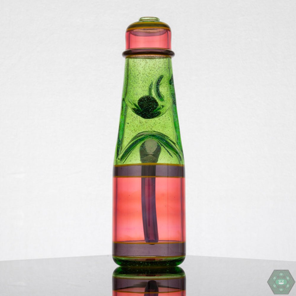 Jack Blew Glass - Full Size Ramune Bottle (Portland Green) - @Jackblewglass - HG