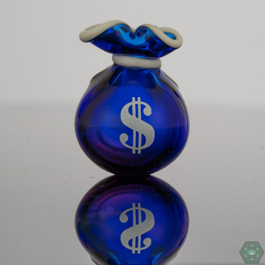 Just Another Glass Blower - Moneybag Pendant #2 - @Justanotherglassblower - HG