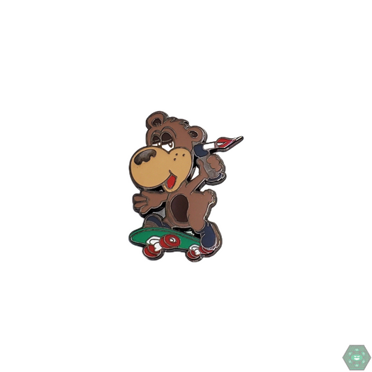 Limited Edition 710 Cup Hat Pin, a collectible glass art pin with only 250 pieces available, perfect for art enthusiasts and collectors