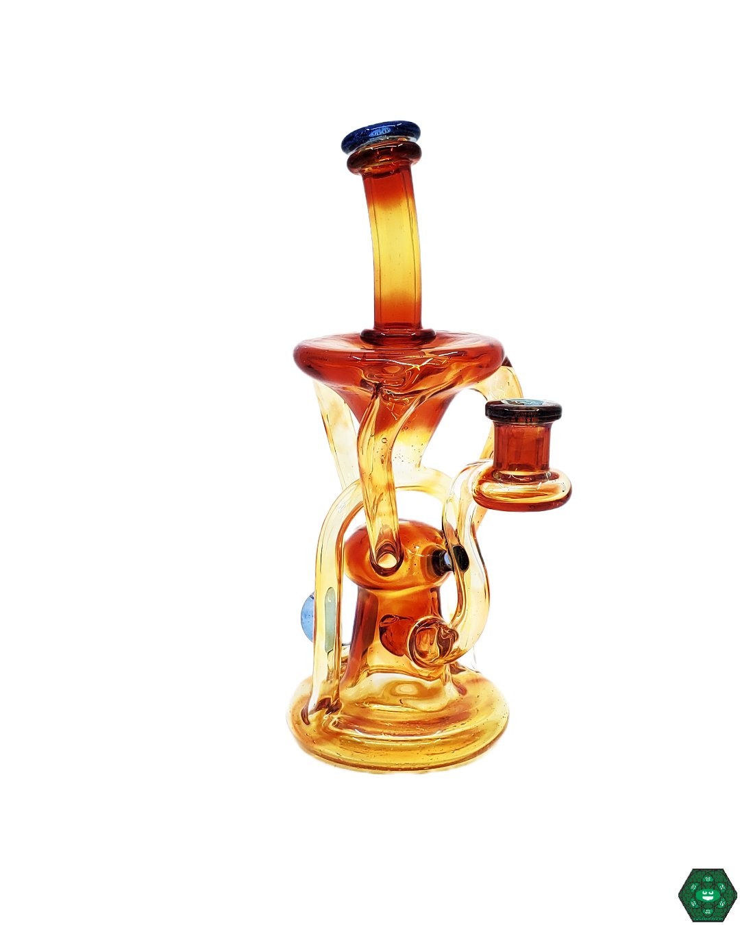 Logi Glass Art Phoenix Recycler - Handcrafted Borosilicate Glass Rig – HG