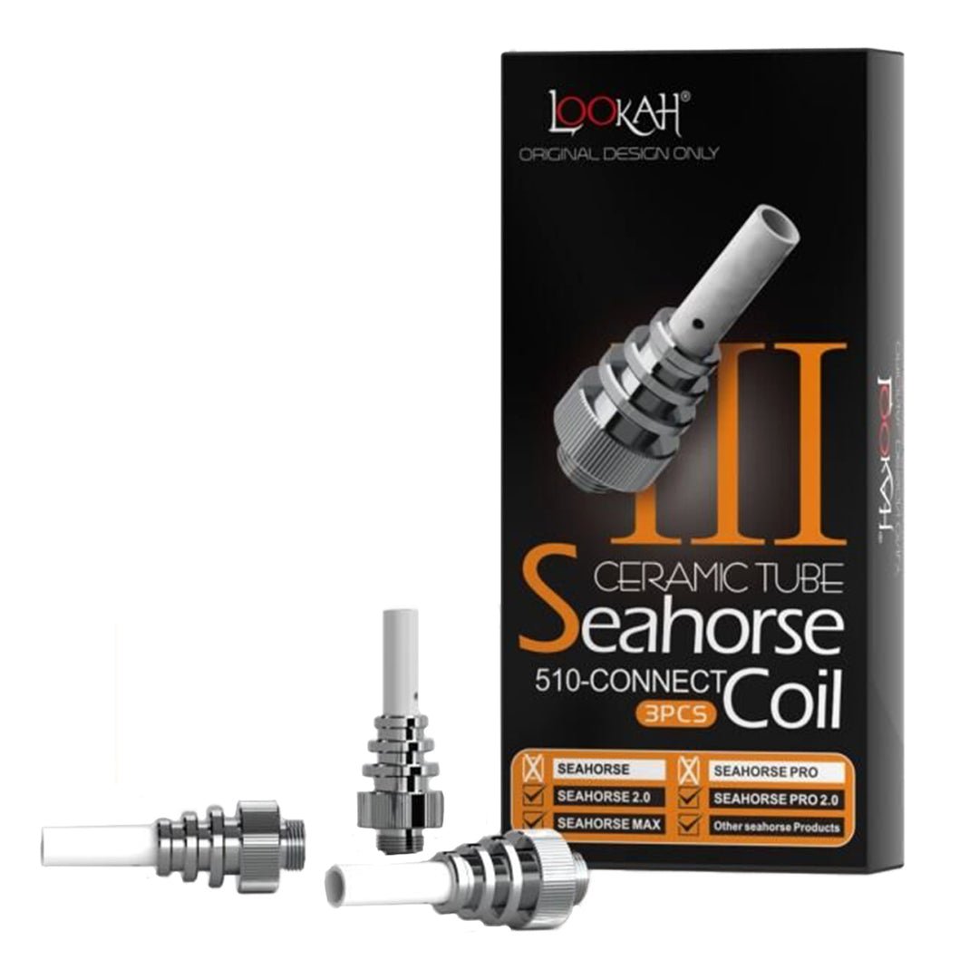 Lookah - Seahorse 3 Ceramic Replacment Coil (3pk) - Lookah - HG
