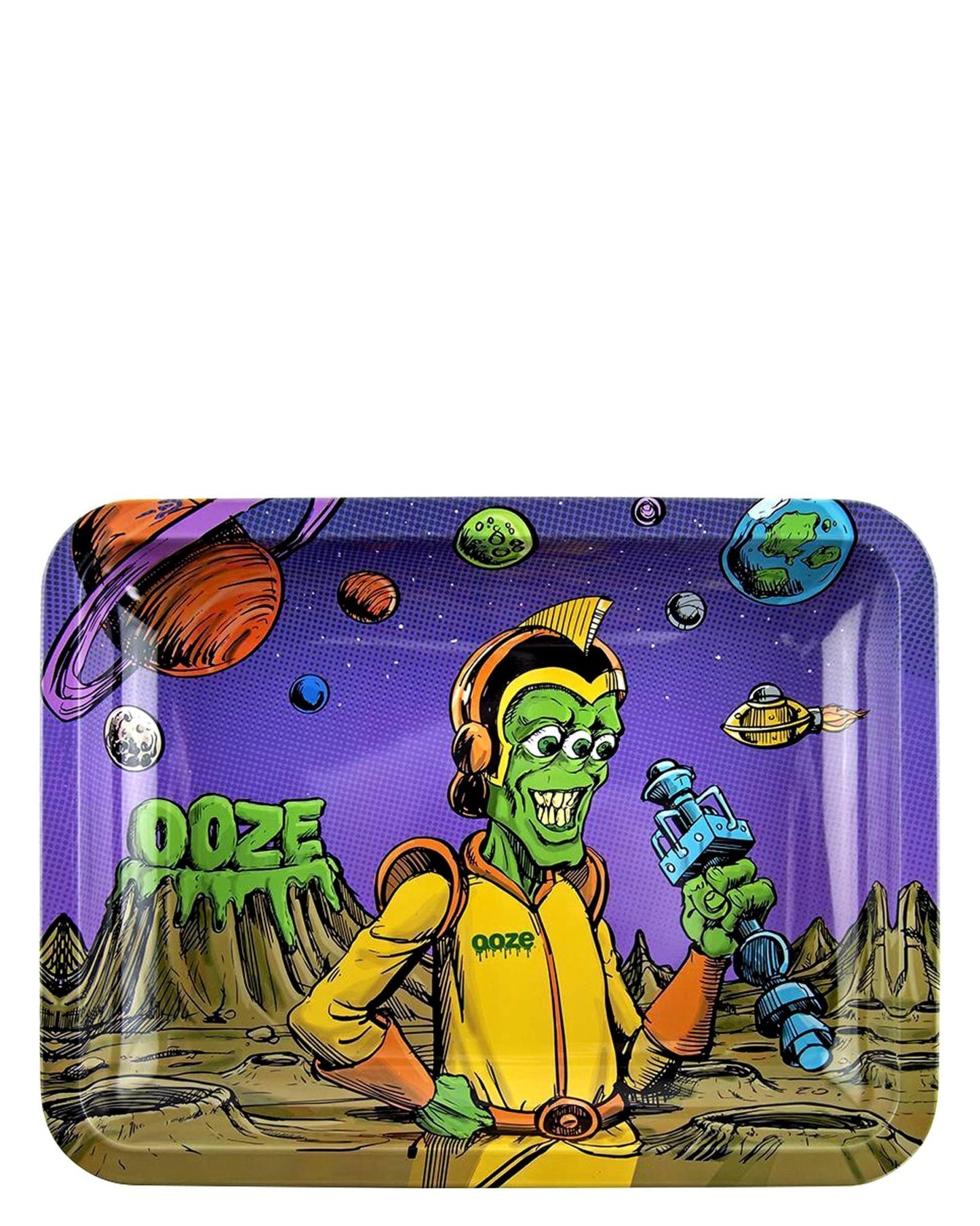 Ooze Medium Rolling Tray, offering a smooth and portable surface perfect for organizing essentials, ideal for home or travel use.